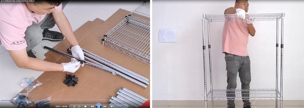 Wire Shelving Installation Video