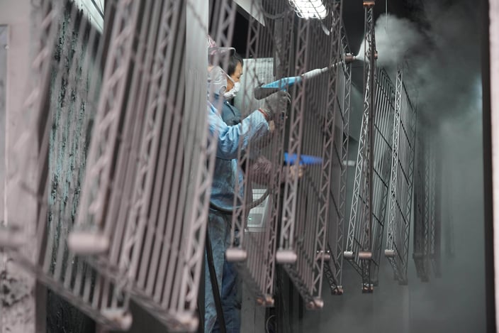 factory spray application