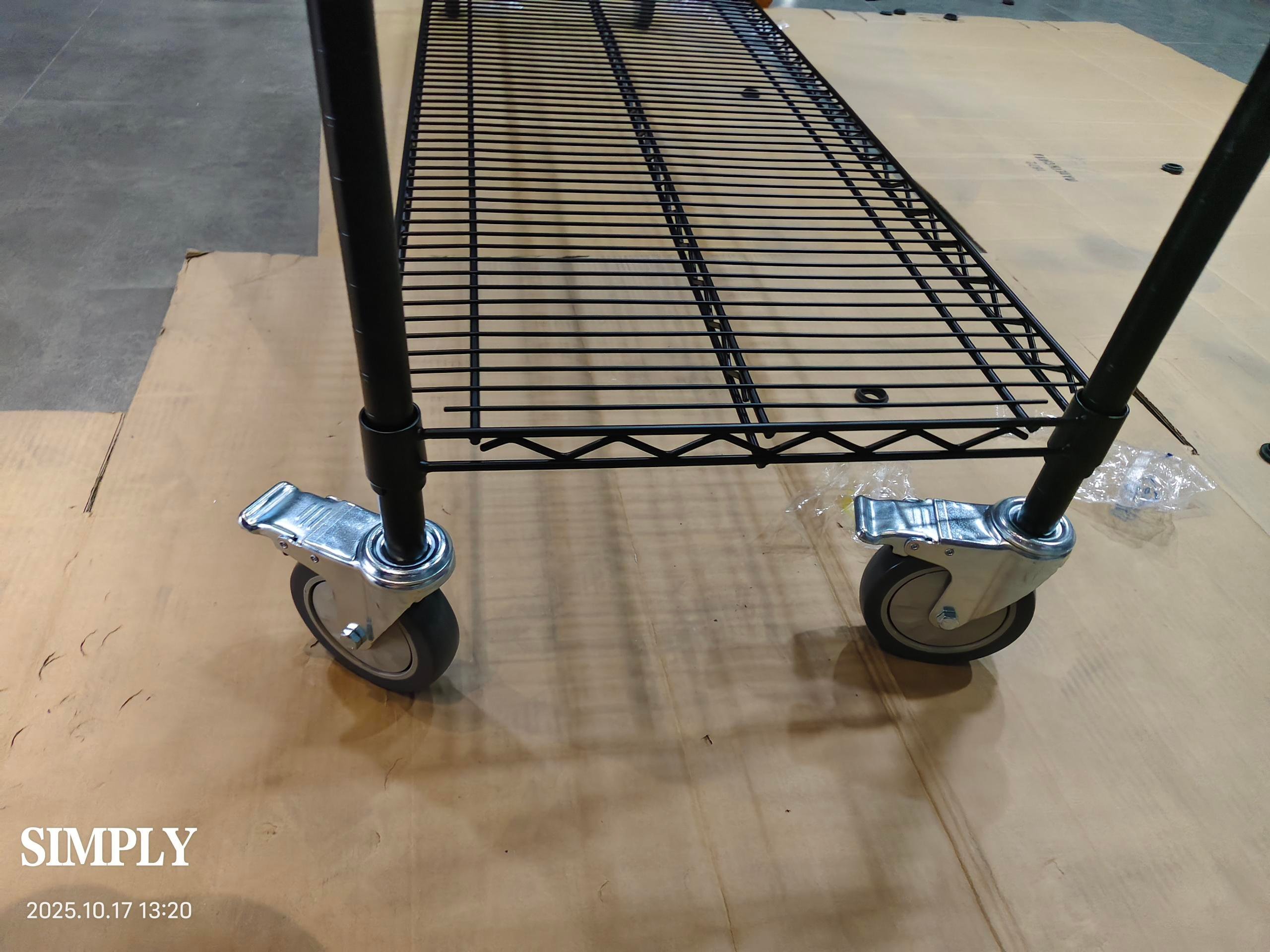 heavy duty casters without wrobbing