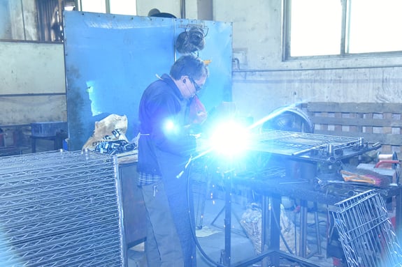 wire shelving factory